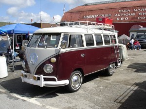 vw camper red