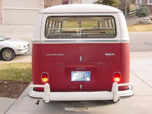 Titian red VW Camper original paint