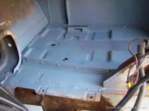 EarlyBay battery tray repaired