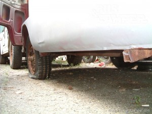 Campervan sill long side rocker panel