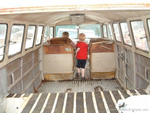 VW Camper walk through seating