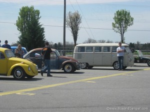 DragBus on the lines at Farmington Drag Strip