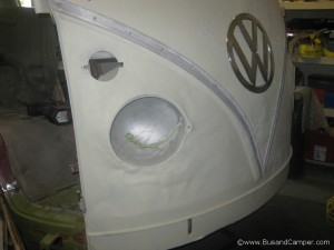 Front nose painted vw camper