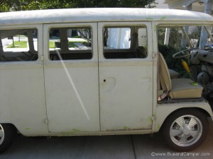 Cargo doors repaired ready for paint CAMPER