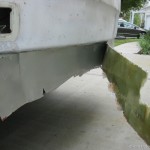 Long piece of fibreglass repair