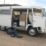 Another roadside repair to our campervan