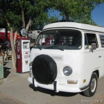 Front of our Campervan at Hackberry