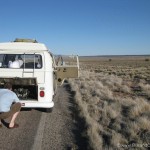 VW Camper broken down on route 66