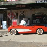Vintage Corvette at Hackberry