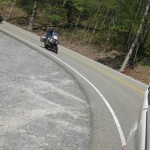 Being chased by a string of motorcyles on the Dragon