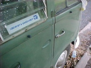 VW bus sticker