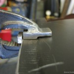 Making a step for seam welding