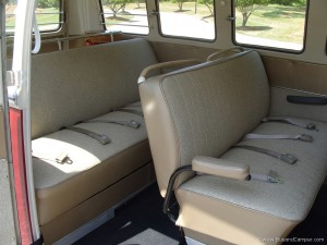 Rear seat deluxe campervan 67 middle seat