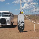 Huge dreamcatcher next to our westfalia