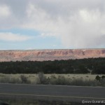 Awesome scenery at the state line into NM