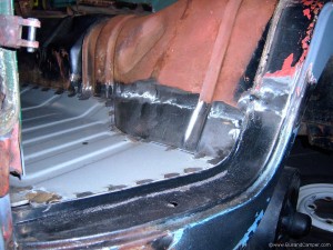 campervan drivers side door step replaced