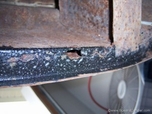 VW Camper inner front valence