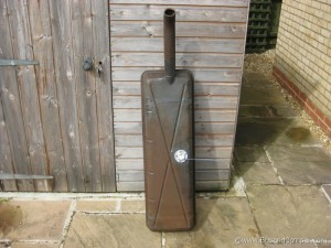 refurbished petrol tank from our campervan