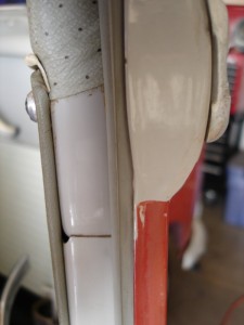 vw bus cargo door paint line