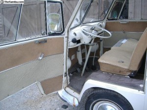 Lotus white front seat vw camper