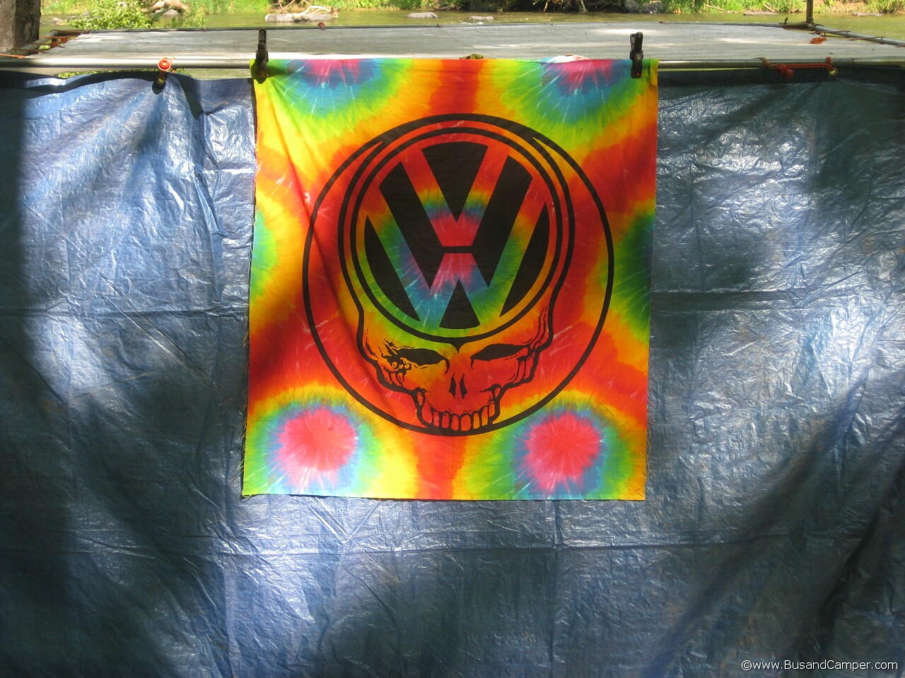 Dead VW Logo rainbow sheet artwork 23