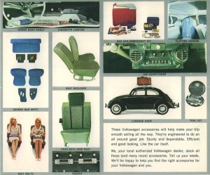 1965 brochure Beetle accessories