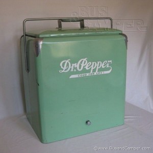 Dr Pepper Cooler vintage progress