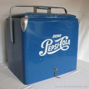 Pepsi Cooler vintage progress