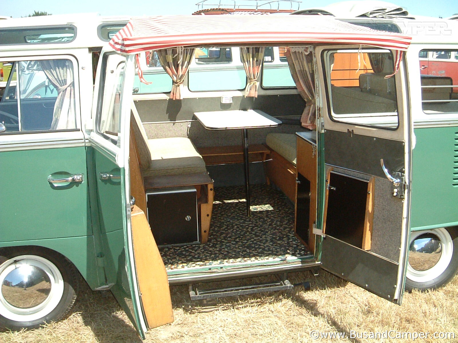 RHD Devon camper interior