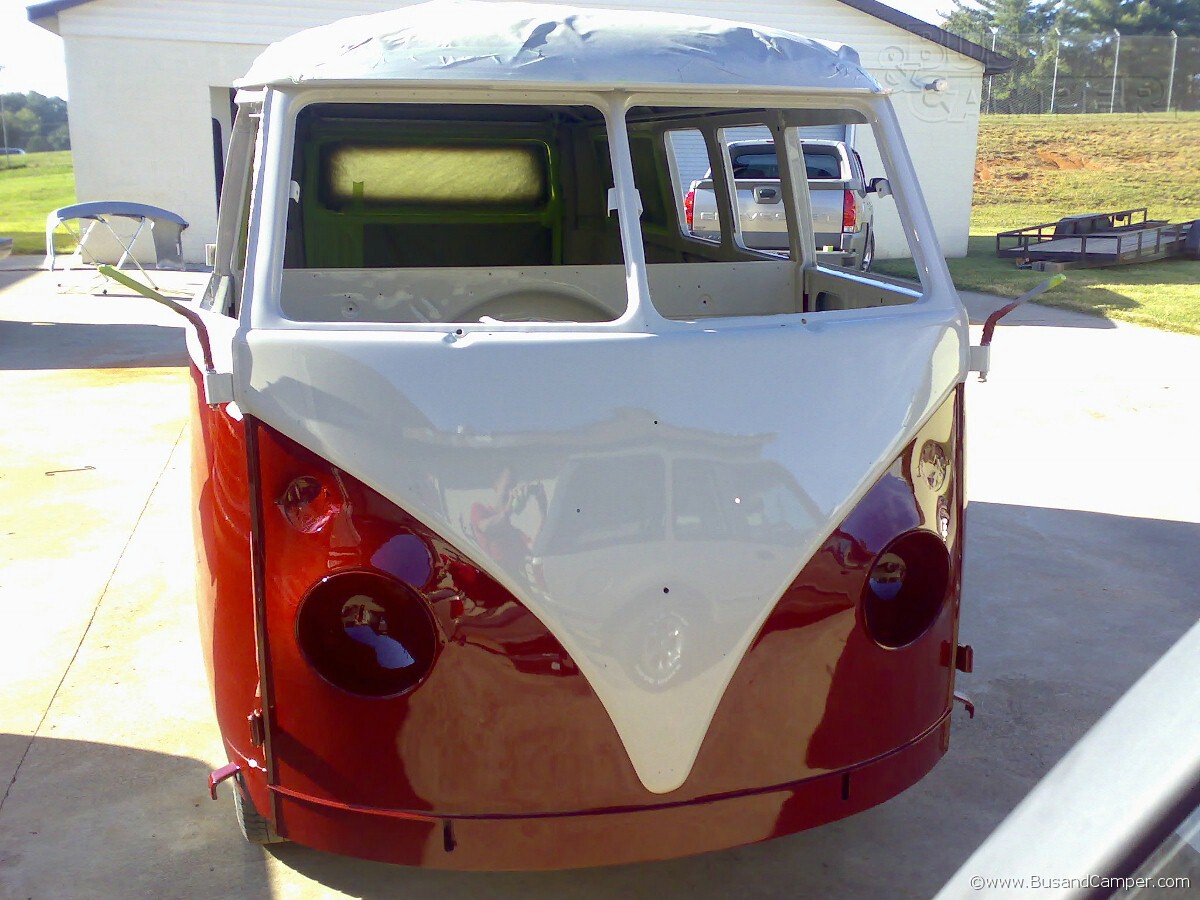 VW Bus Front Painted