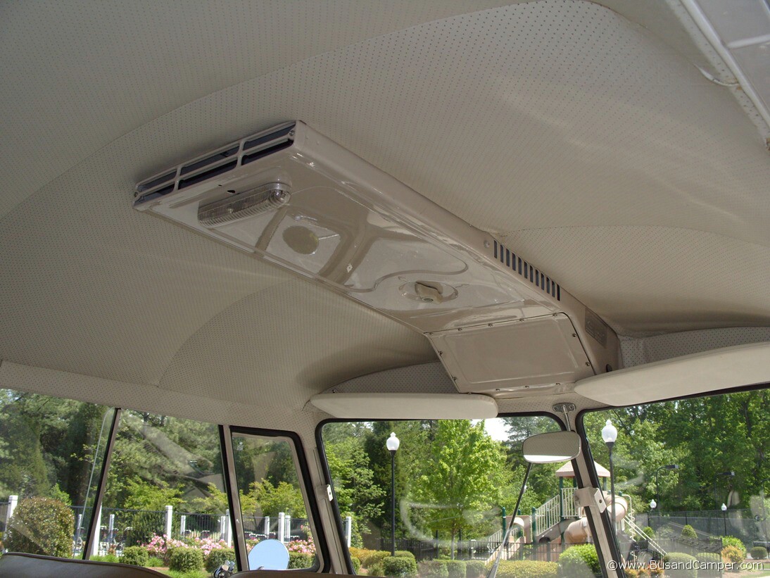 Camper headliner airbox