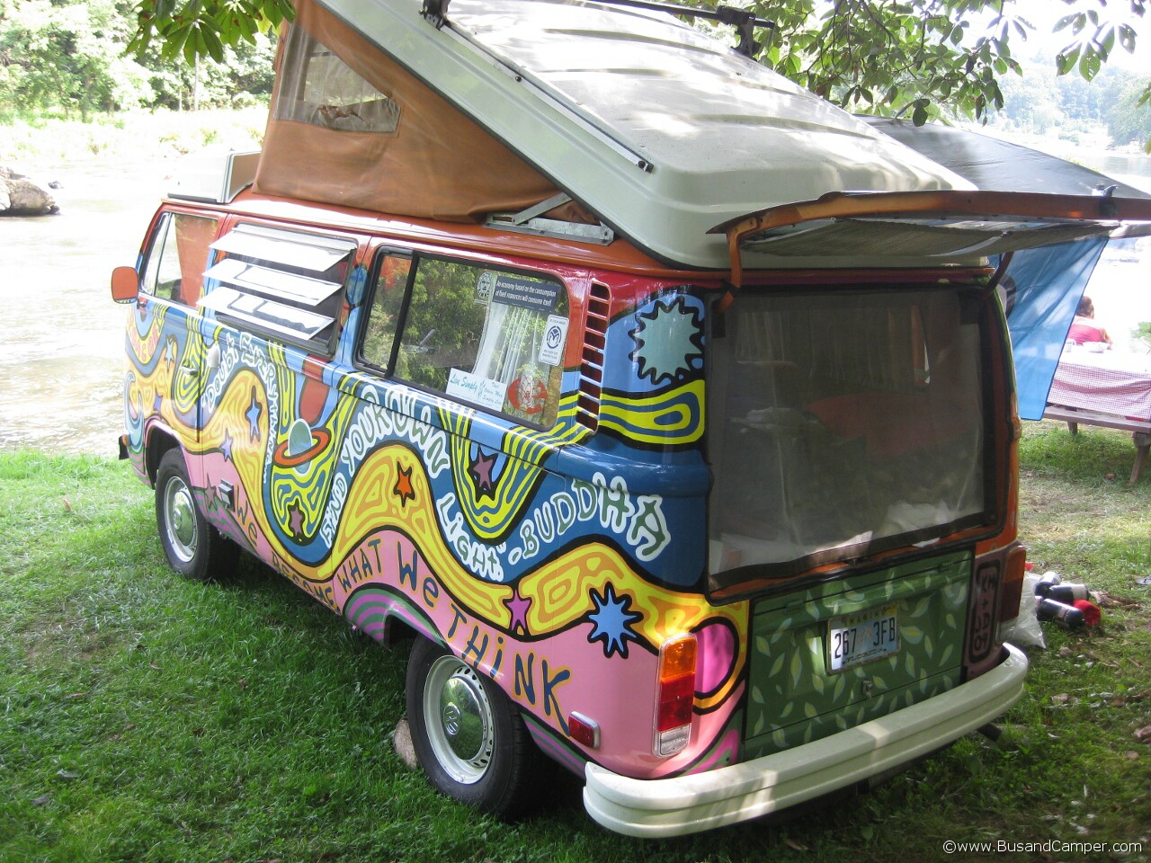 Buddha Bus Hippy paint Volkswagen 24
