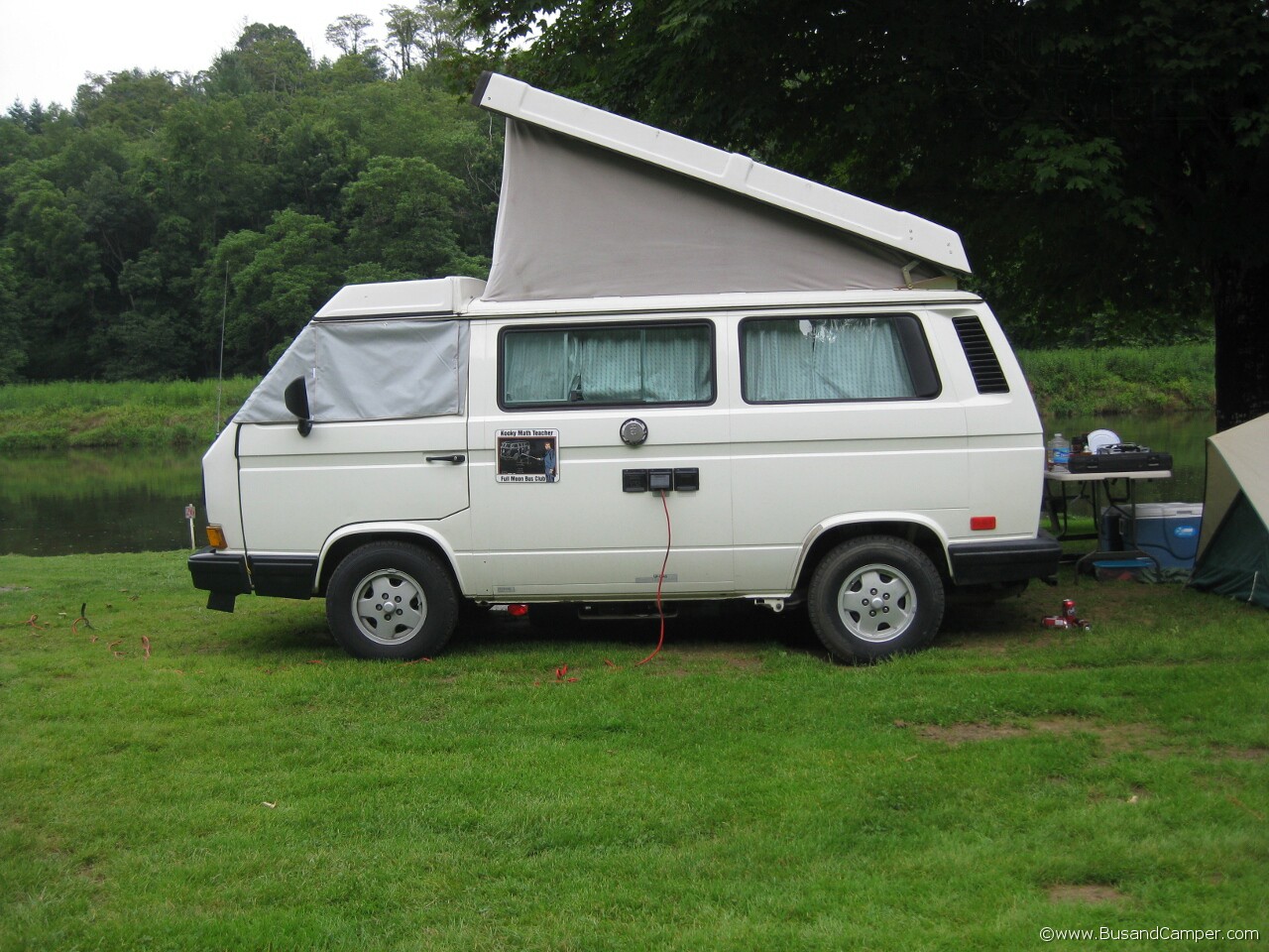 Clean white Westfalia Campervan