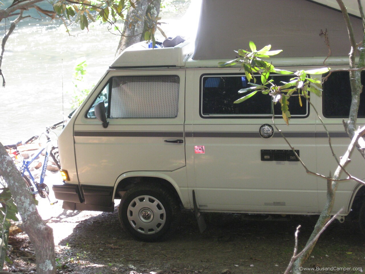 White original Westy Volkswagen