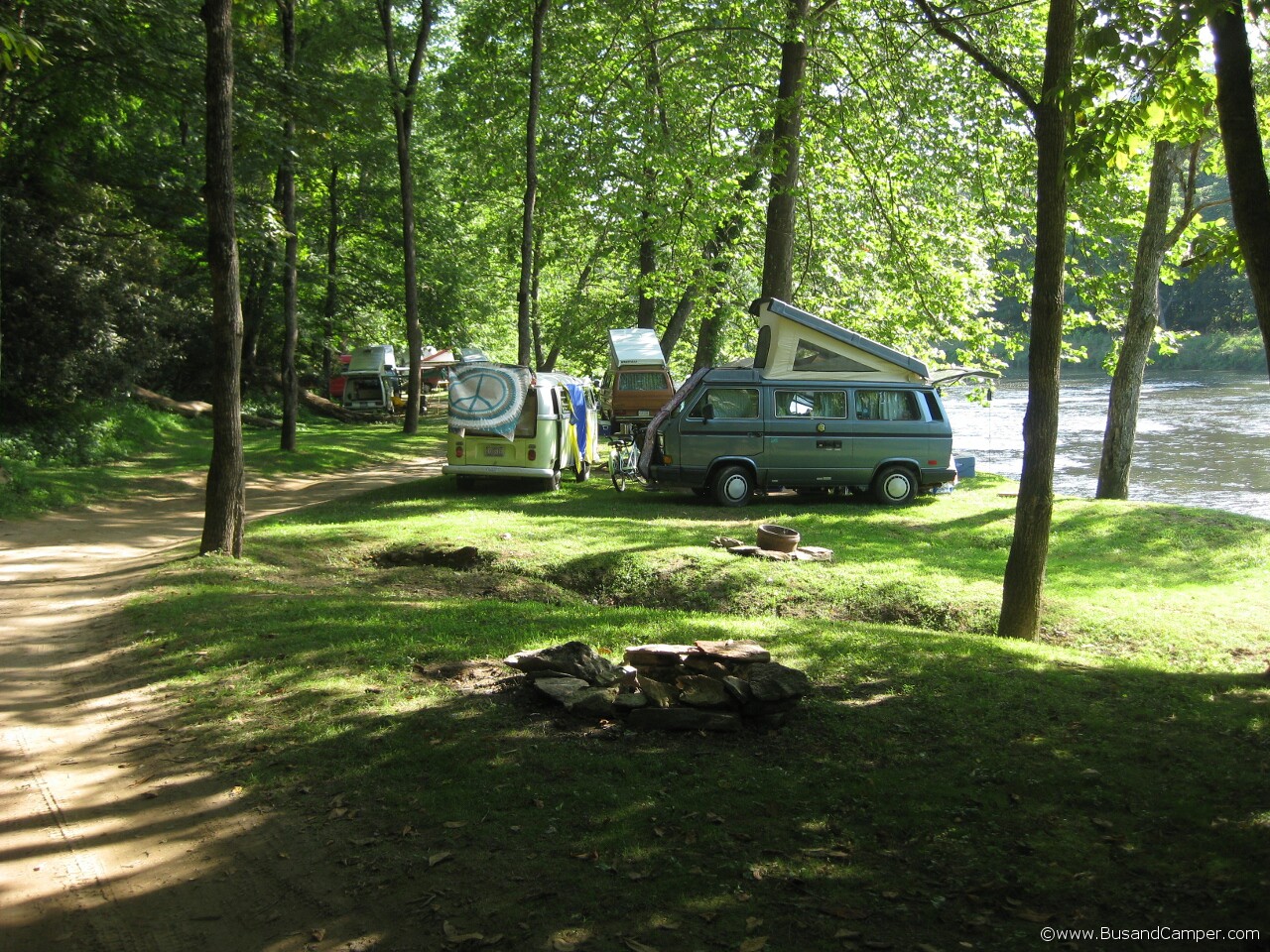 Summer shade in the mountains VW Campout