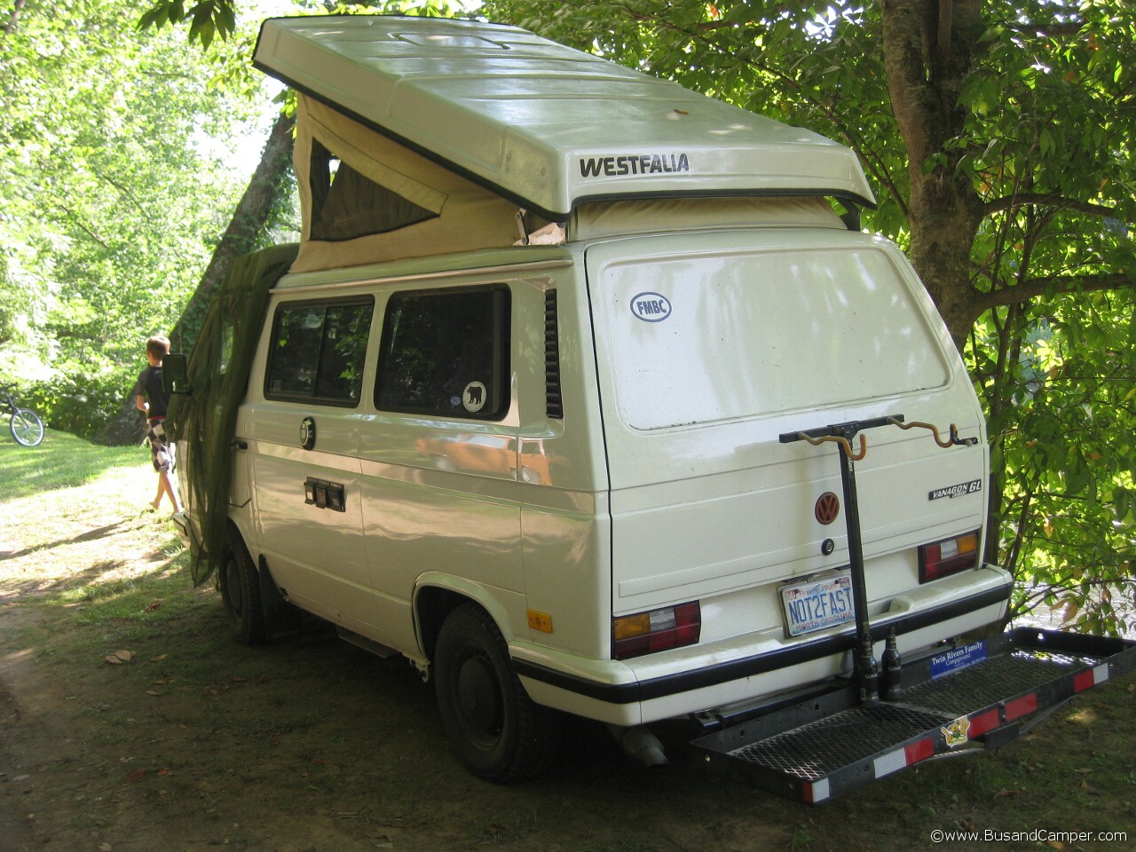 Vanagon GL and bike carrier Vanagon GL and bike carrier